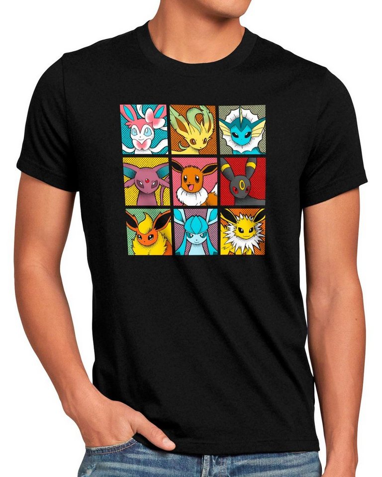 style3 Print-Shirt game pokemon amiibo planet go boy ball pikachu von style3