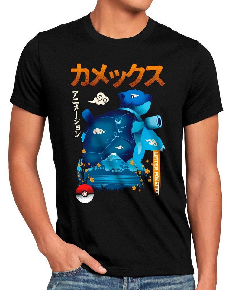 style3 Print-Shirt game pokemon amiibo planet go boy ball pikachu von style3