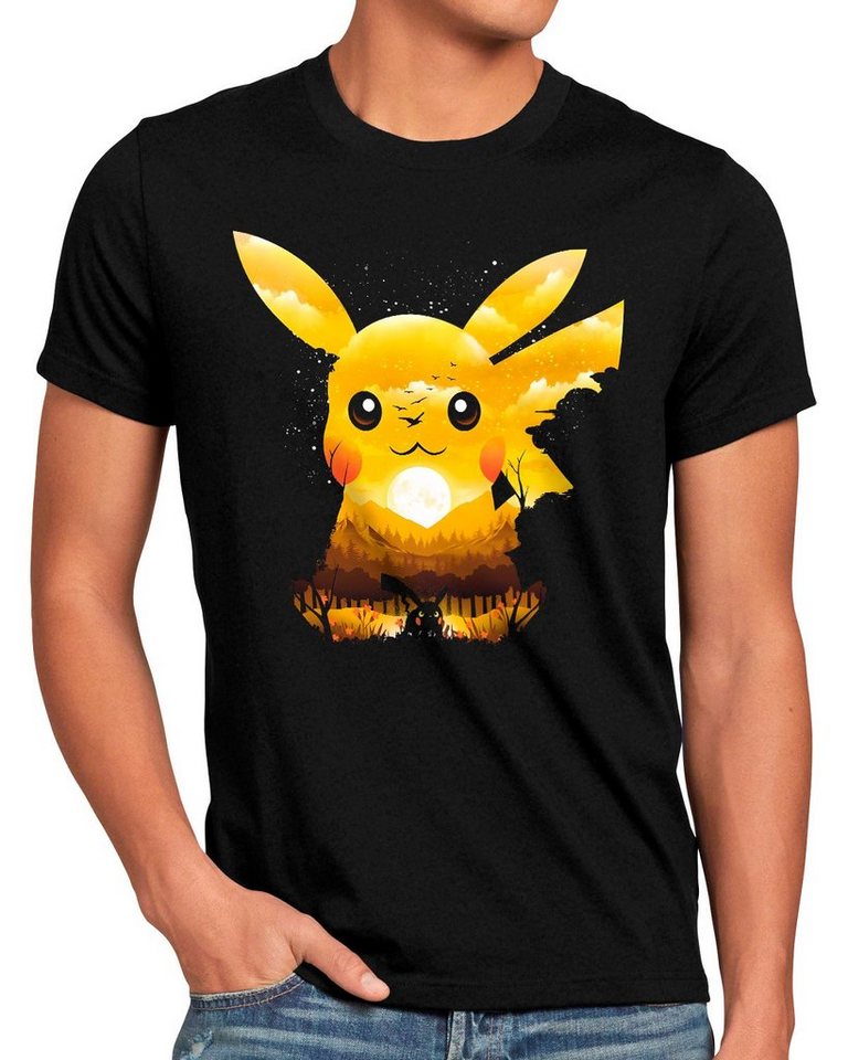 style3 Print-Shirt game pokemon amiibo planet go boy ball pikachu von style3