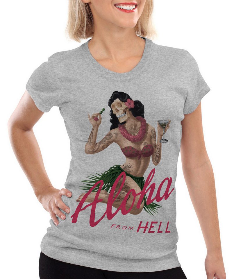 style3 T-Shirt Aloha from Hell tattoo hawaii surfer usa tätowiert punk rock tiki style3 T-Shirt Aloha from Hell tattoo hawaii surfer usa tätowiert punk rock tiki von style3