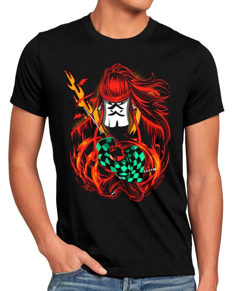 style3 T-Shirt Fire Dance demon slayer japan manga nippon style3 T-Shirt Fire Dance demon slayer japan manga nippon von style3