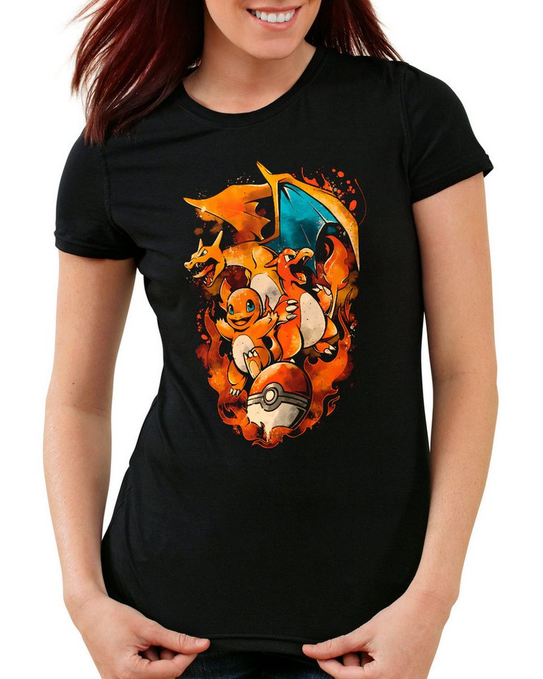 style3 T-Shirt Fire Fury amiibo planet go pokemon ball pikachu style3 T-Shirt Fire Fury amiibo planet go pokemon ball pikachu von style3