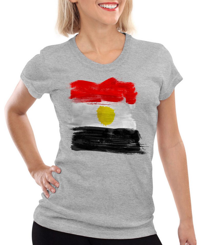 style3 T-Shirt Flagge Ägypten Fußball Sport Egypt WM EM Fahne style3 T-Shirt Flagge Ägypten Fußball Sport Egypt WM EM Fahne von style3
