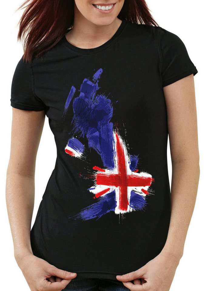 style3 T-Shirt Flagge England Fußball Sport Great Britain WM EM Fahne von style3