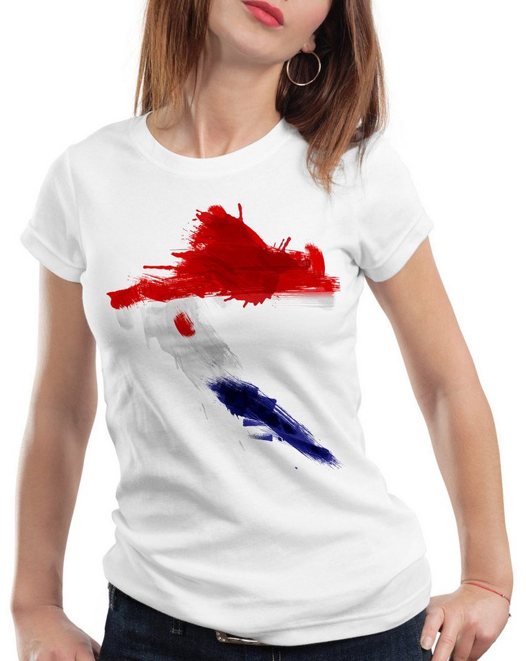 style3 T-Shirt Flagge Kroatien Fußball Sport Croatia WM EM Fahne style3 T-Shirt Flagge Kroatien Fußball Sport Croatia WM EM Fahne von style3