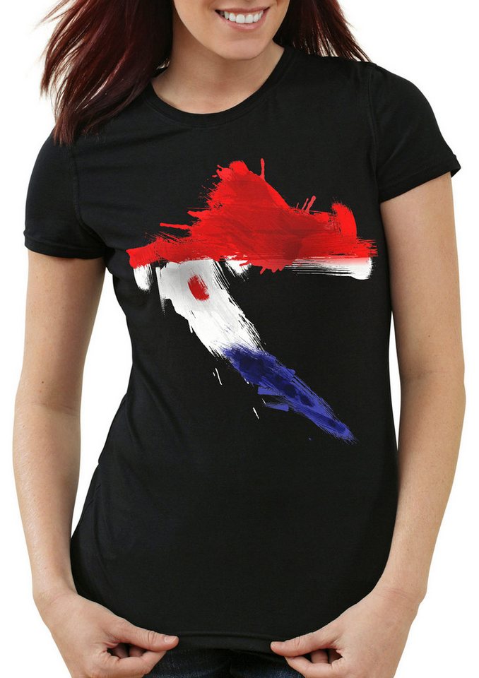 style3 T-Shirt Flagge Kroatien Fußball Sport Croatia WM EM Fahne style3 T-Shirt Flagge Kroatien Fußball Sport Croatia WM EM Fahne von style3
