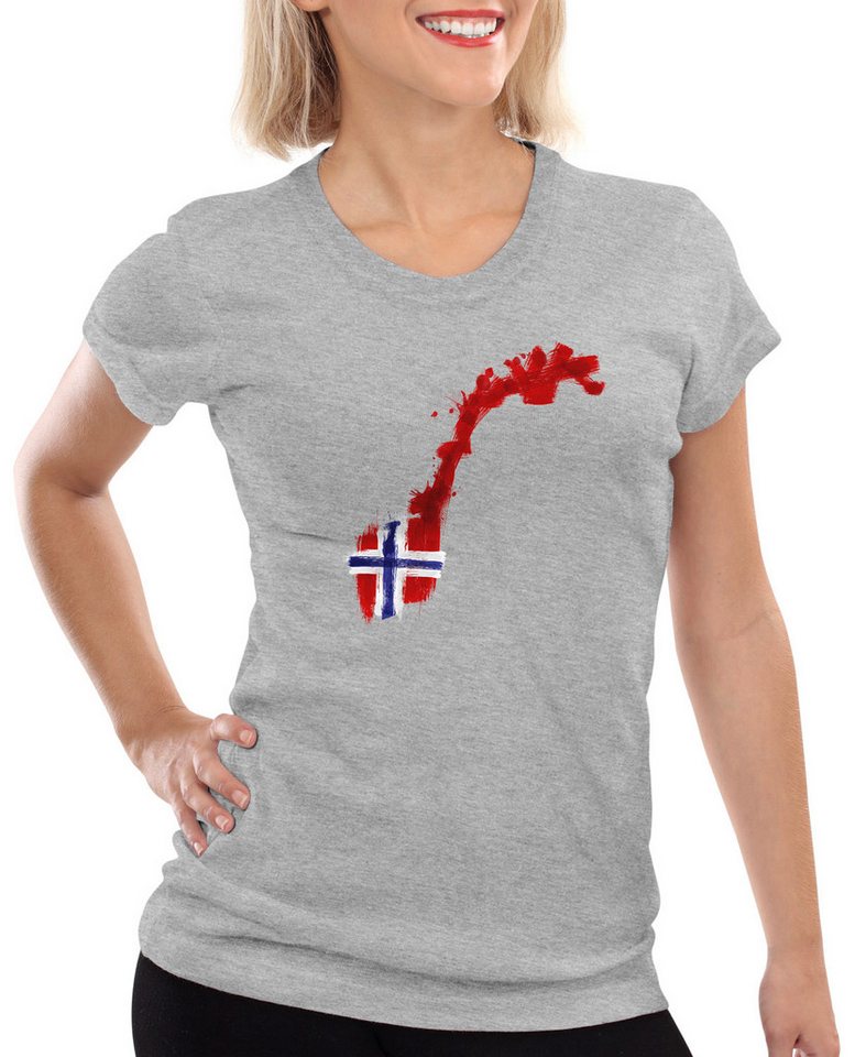 style3 T-Shirt Flagge Norwegen Fußball Sport Norway WM EM Fahne style3 T-Shirt Flagge Norwegen Fußball Sport Norway WM EM Fahne von style3