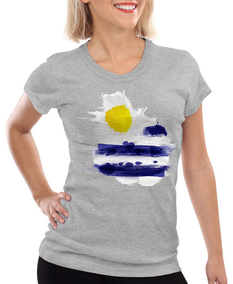 style3 T-Shirt Flagge Uruguay Fußball Sport Flag WM EM Fahne style3 T-Shirt Flagge Uruguay Fußball Sport Flag WM EM Fahne von style3