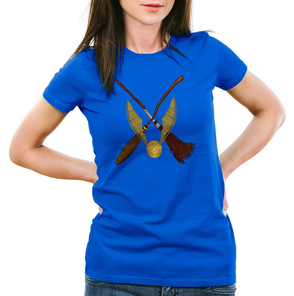 style3 T-Shirt Goldener Schnatz turnier sport besen harry quidditch potter style3 T-Shirt Goldener Schnatz turnier sport besen harry quidditch potter von style3