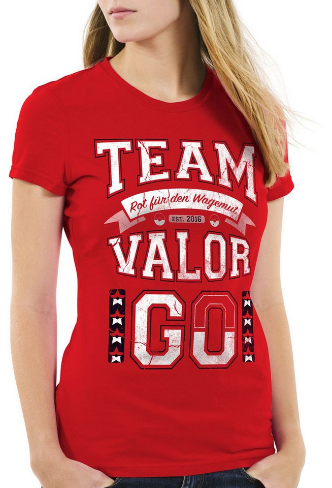 style3 T-Shirt Team Rot pokemon go Mystic Wagemut catch em all ball spiel arena app style3 T-Shirt Team Rot pokemon go Mystic Wagemut catch em all ball spiel arena app von style3