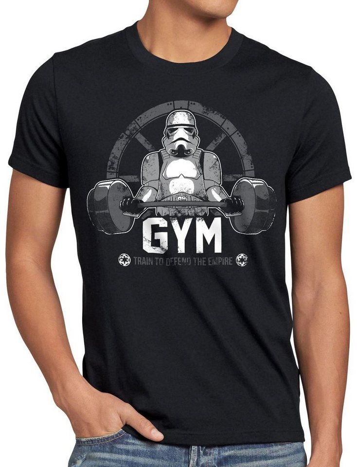 style3 T-Shirt Todesstern Gym Sturmtruppe fitness star krieg wars der sterne fitness style3 T-Shirt Todesstern Gym Sturmtruppe fitness star krieg wars der sterne fitness von style3