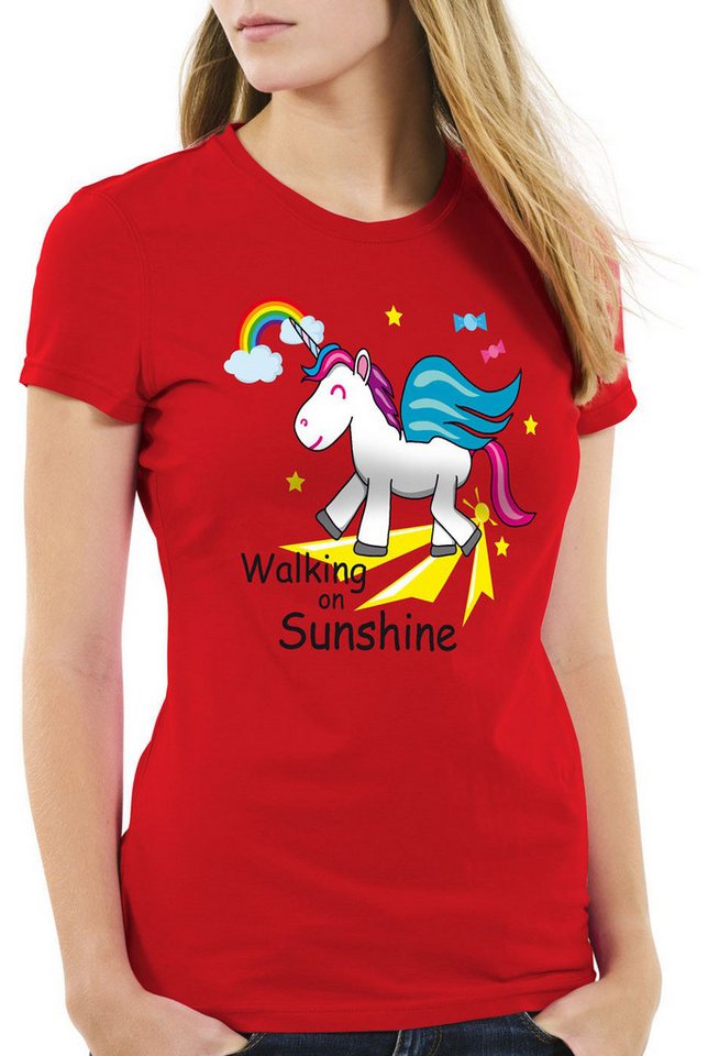 style3 T-Shirt Unicorn Walking on Sunshine Einhorn Regenbogen Kinder Fun Spruch style3 T-Shirt Unicorn Walking on Sunshine Einhorn Regenbogen Kinder Fun Spruch von style3