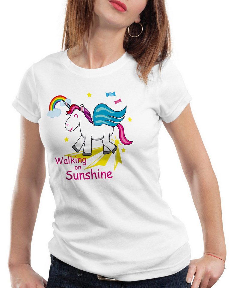 style3 T-Shirt Unicorn Walking on Sunshine Einhorn Regenbogen Kinder Fun Spruch style3 T-Shirt Unicorn Walking on Sunshine Einhorn Regenbogen Kinder Fun Spruch von style3