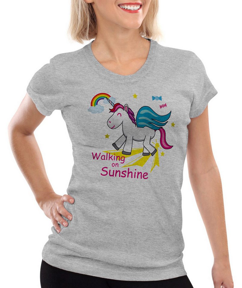 style3 T-Shirt Unicorn Walking on Sunshine Einhorn Regenbogen Kinder Fun Spruch style3 T-Shirt Unicorn Walking on Sunshine Einhorn Regenbogen Kinder Fun Spruch von style3