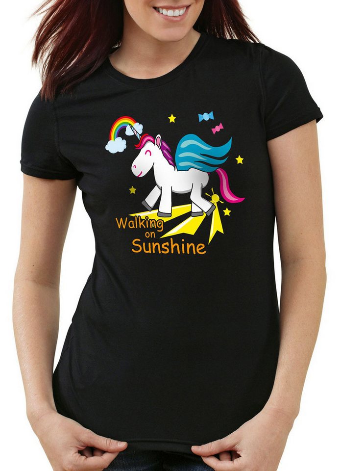 style3 T-Shirt Unicorn Walking on Sunshine Einhorn Regenbogen Kinder Fun Spruch style3 T-Shirt Unicorn Walking on Sunshine Einhorn Regenbogen Kinder Fun Spruch von style3