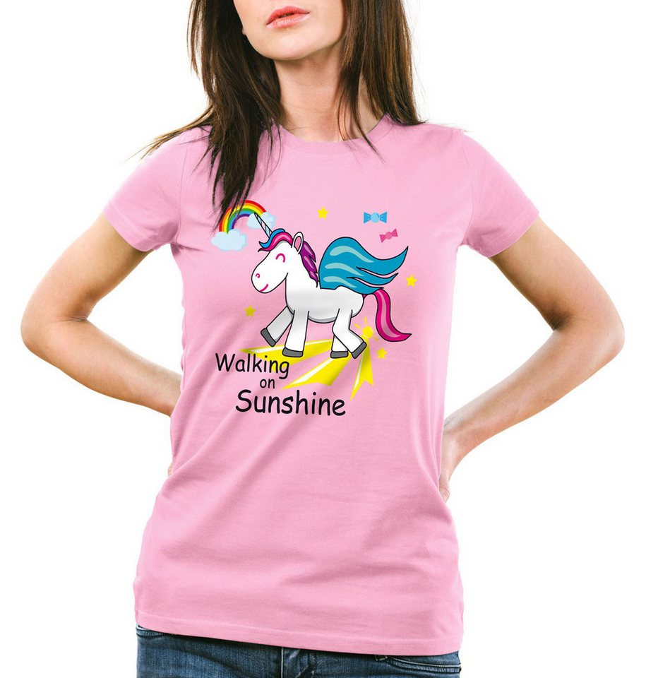style3 T-Shirt Unicorn Walking on Sunshine Einhorn Regenbogen Kinder Fun Spruch style3 T-Shirt Unicorn Walking on Sunshine Einhorn Regenbogen Kinder Fun Spruch von style3