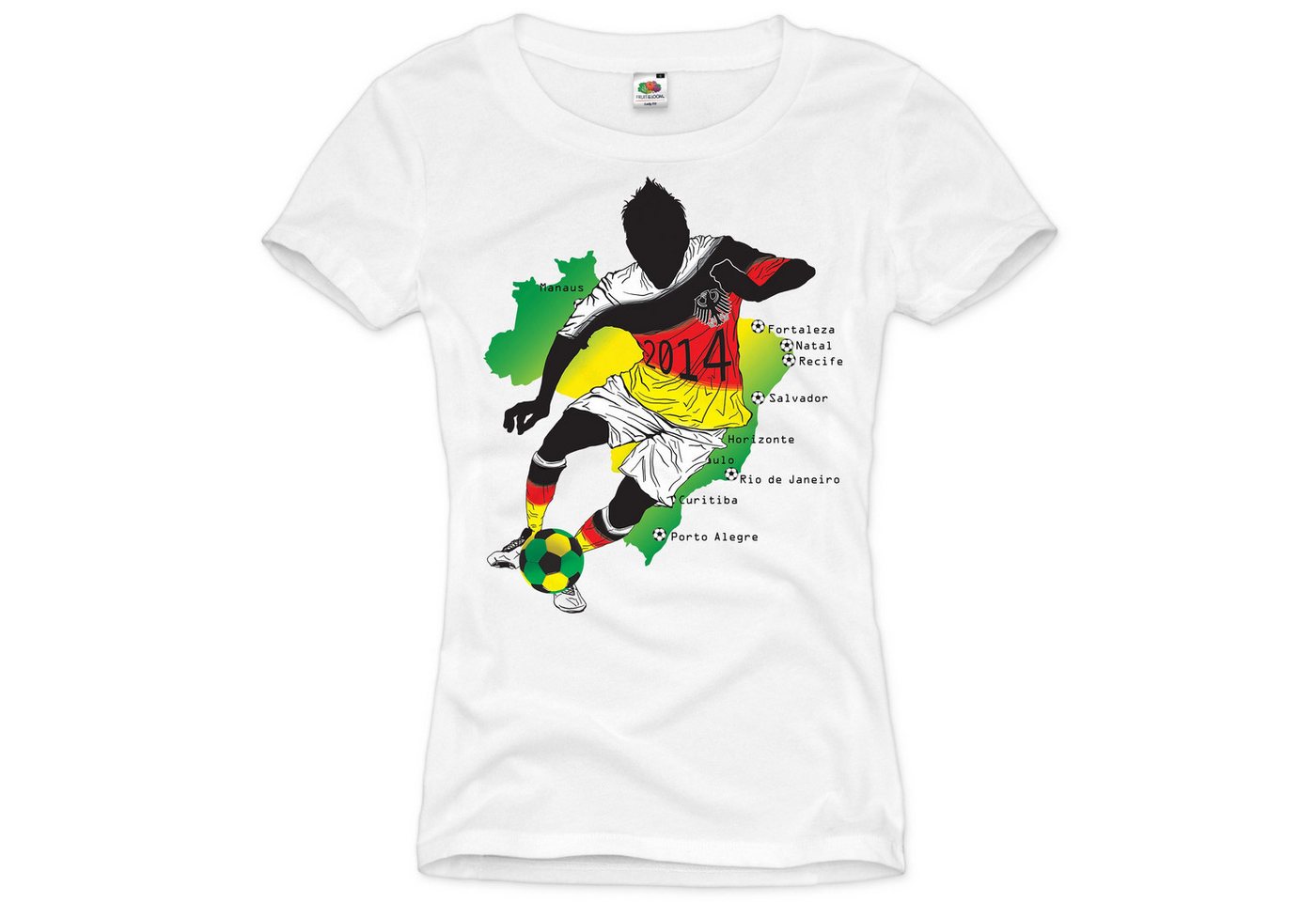 style3 T-Shirt WM Deutschland Brasilien Fußball trikot fahne fanartikel weltmeister style3 T-Shirt WM Deutschland Brasilien Fußball trikot fahne fanartikel weltmeister von style3