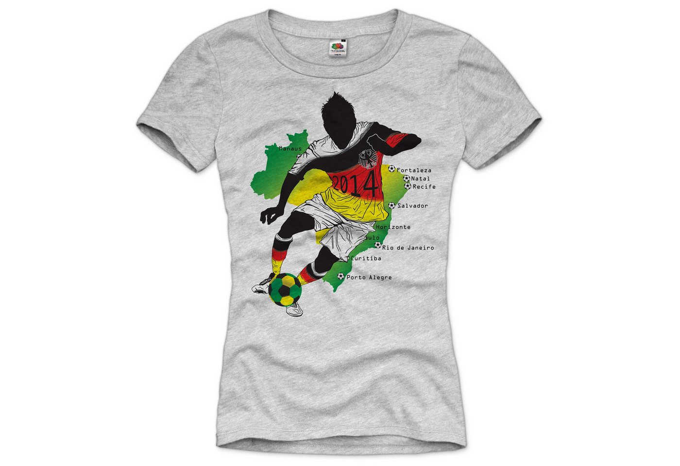 style3 T-Shirt WM Deutschland Brasilien Fußball trikot fahne fanartikel weltmeister style3 T-Shirt WM Deutschland Brasilien Fußball trikot fahne fanartikel weltmeister von style3