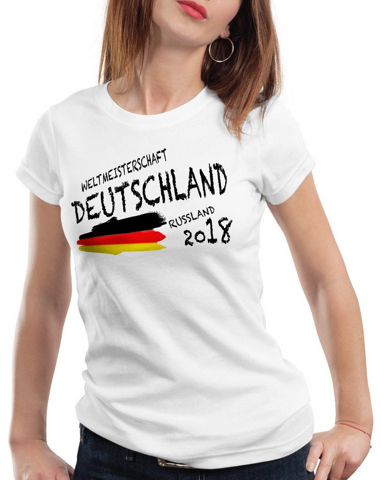 style3 T-Shirt Weltmeisterschaft Deutschland Trikot Fussball WM Fanartikel stadion von style3