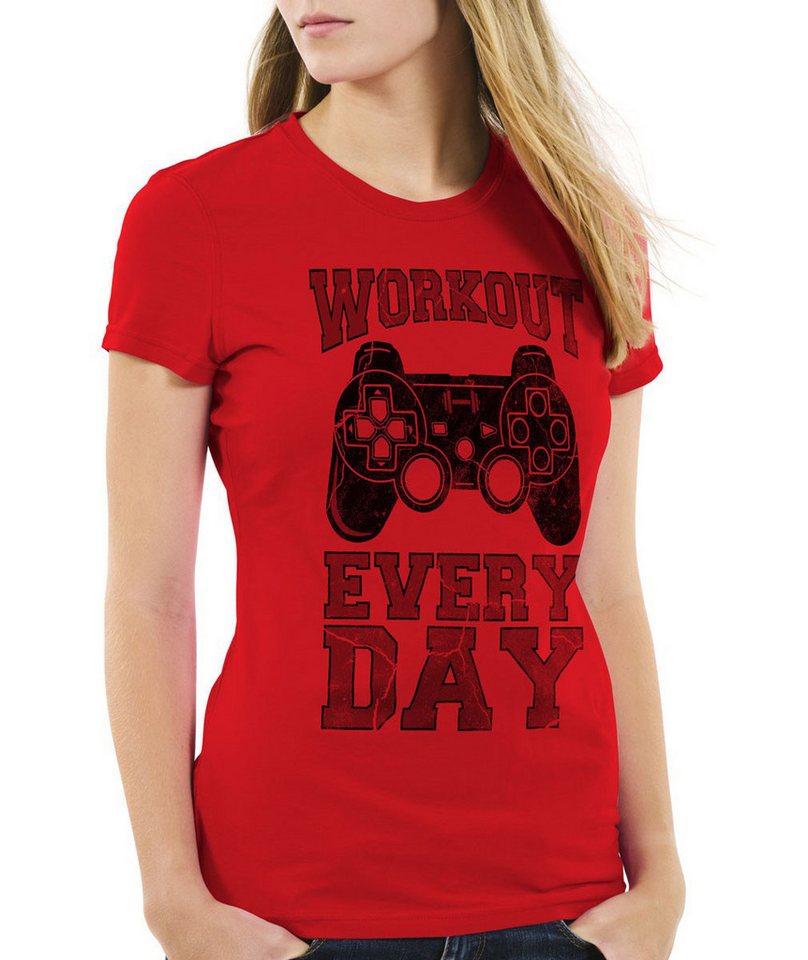 style3 T-Shirt Workout Gamer play sport station fitnessstudio konsole gym fitness style3 T-Shirt Workout Gamer play sport station fitnessstudio konsole gym fitness von style3