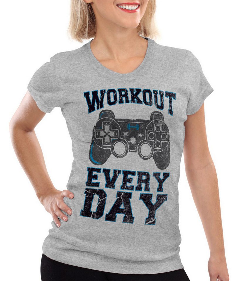 style3 T-Shirt Workout Gamer play sport station fitnessstudio konsole gym fitness style3 T-Shirt Workout Gamer play sport station fitnessstudio konsole gym fitness von style3