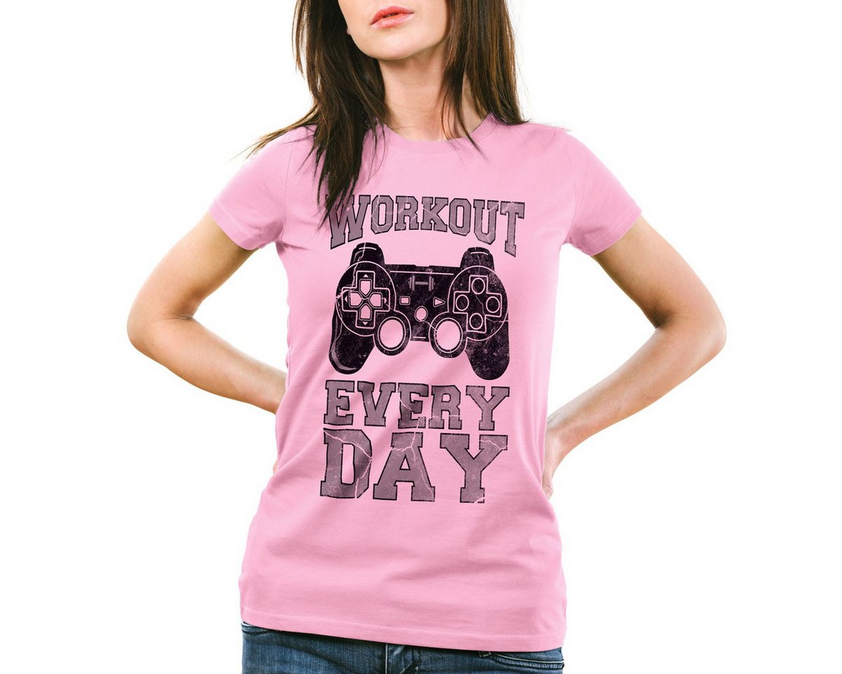 style3 T-Shirt Workout Gamer play sport station fitnessstudio konsole gym fitness style3 T-Shirt Workout Gamer play sport station fitnessstudio konsole gym fitness von style3