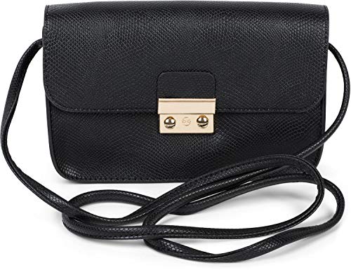 styleBREAKER Damen Crossbody Clutch in Schlangen Optik, Umhängetasche, Schultertasche, Tasche 02012296, Farbe:Schwarz styleBREAKER Damen Crossbody Clutch in Schlangen Optik, Umhängetasche, Schultertasche, Tasche 02012296, Farbe:Schwarz von styleBREAKER