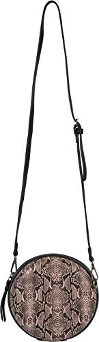 styleBREAKER Damen Runde Umhängetasche in Schlangenleder Optik mit Reißverschluss, Schultertasche, Tasche 02012311, Farbe:Rose styleBREAKER Damen Runde Umhängetasche in Schlangenleder Optik mit Reißverschluss, Schultertasche, Tasche 02012311, Farbe:Rose von styleBREAKER
