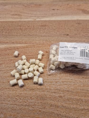 styriaLUX 100 Stück 8mm Filz-Laufreiniger Pellets Filzreiniger für Kaliber 7,62 .308 NATO 7,92 8x57 8x56 Büchsen Gewehre Flinten Karabiner zum Reinigen pflegen und Ölen für den Waffen-Lauf. styriaLUX 100 Stück 8mm Filz-Laufreiniger Pellets Filzreiniger für Kaliber 7,62 .308 NATO 7,92 8x57 8x56 Büchsen Gewehre Flinten Karabiner zum Reinigen pflegen und Ölen für den Waffen-Lauf. von styriaLUX
