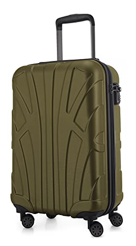 suitline - Handgepäck Hartschalen-Koffer Koffer Trolley Rollkoffer Reisekoffer, TSA, 55 cm, ca. 34 Liter, 100% ABS Matt, Avocado suitline - Handgepäck Hartschalen-Koffer Koffer Trolley Rollkoffer Reisekoffer, TSA, 55 cm, ca. 34 Liter, 100% ABS Matt, Avocado von suitline