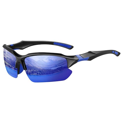 suoso Fahrradbrille-Herren-Damen-Schnelle Brille Rave-Sportbrille Herren-Rennrad Brille-Sonnenbrille-Herren-Polarisiert-Sunglasses Men-Skibrille Brille-UV400 Schutz-Radsportbrillen,3 suoso Fahrradbrille-Herren-Damen-Schnelle Brille Rave-Sportbrille Herren-Rennrad Brille-Sonnenbrille-Herren-Polarisiert-Sunglasses Men-Skibrille Brille-UV400 Schutz-Radsportbrillen,3 von suoso