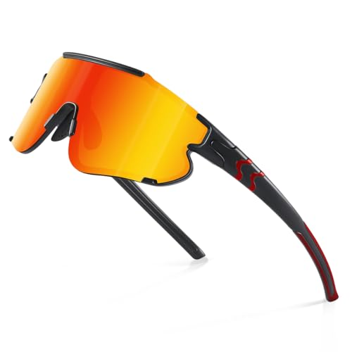 suoso Fahrradbrille-Herren-Damen-Sportbrille-Schnelle Brille-Rave Brille-Polarisierte-Sonnenbrille-Rennrad Brille-UV400 Schutz-Sunglasses-Men-Women-Ski Brille-Mtb Brille-für Fahrrad-Skifahren,3 suoso Fahrradbrille-Herren-Damen-Sportbrille-Schnelle Brille-Rave Brille-Polarisierte-Sonnenbrille-Rennrad Brille-UV400 Schutz-Sunglasses-Men-Women-Ski Brille-Mtb Brille-für Fahrrad-Skifahren,3 von suoso