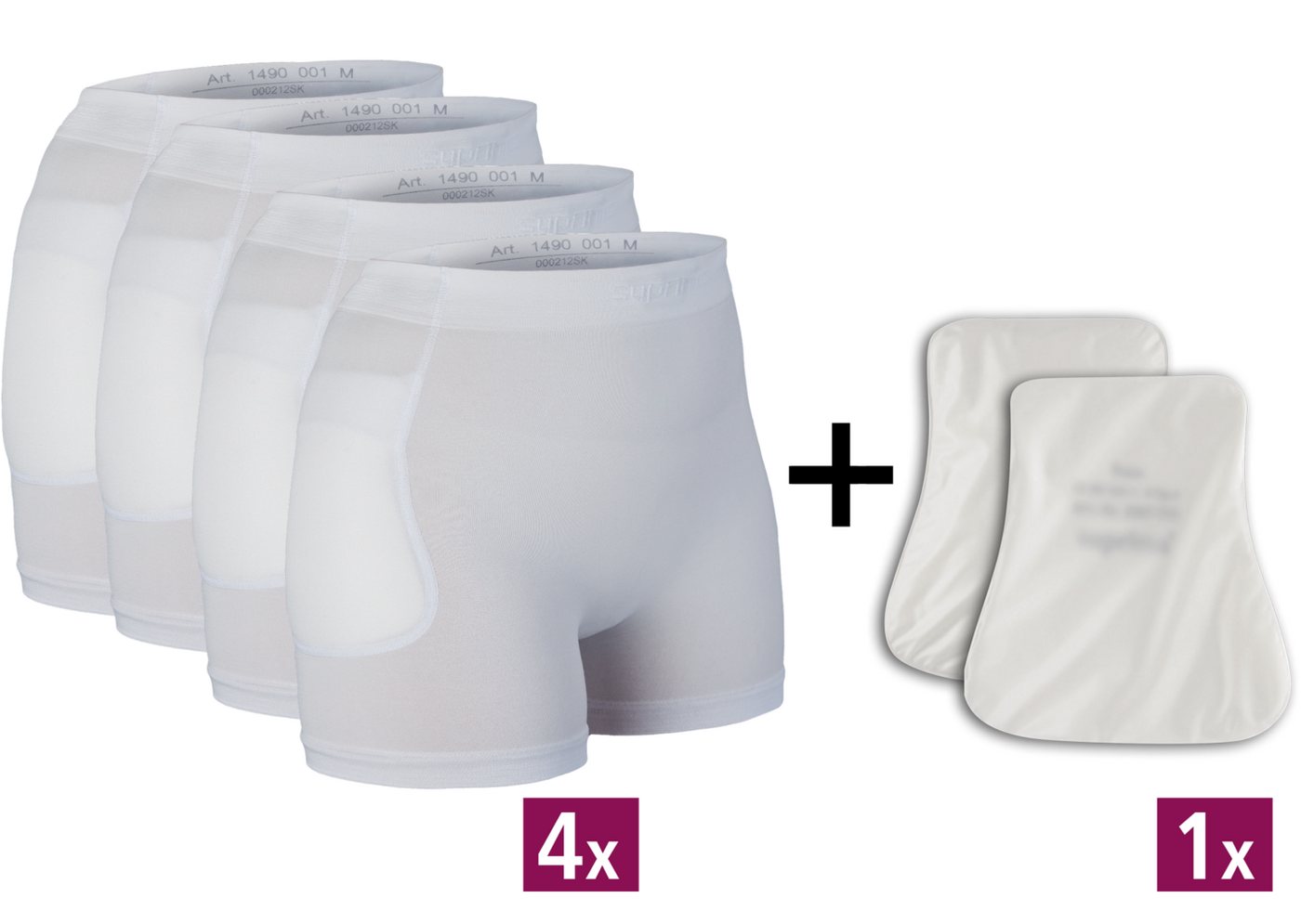 suprima Hüftschutz Hüftschutz Set6 4x Slip1490 + 1x 2008 suprima Hüftschutz Hüftschutz Set6 4x Slip1490 + 1x 2008 von suprima