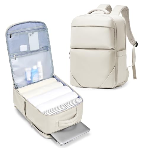suradar für Ryanair Handgepäck 40x20x25 Rucksack Handgepäck Flugzeug,Reiserucksack Klein Handgepäck Tasche,Carry On Luggage Travel Backpack Reisetasche mit Separates Fach für Nasse Handtücher Beige suradar für Ryanair Handgepäck 40x20x25 Rucksack Handgepäck Flugzeug,Reiserucksack Klein Handgepäck Tasche,Carry On Luggage Travel Backpack Reisetasche mit Separates Fach für Nasse Handtücher Beige von suradar
