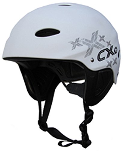 Concept X Kite + Surf Helm CX Pro Wassersporthelm White/Schwarz/Carbon (weiß, XS) von surfshop24