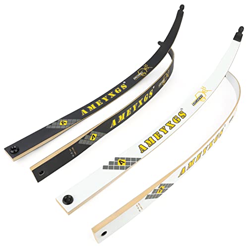 Surwolf Archery Takedown Recurve Bow Wurfarme 66"/68"/70" Competition Recurve Bow Wurfarme 14-40 lbs Target Recurve Bow Wurfarme für Erwachsene/Jugendliche/Anfänger（Schwarze Glied，68"-28lbs） von surwolf