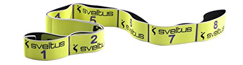 Sveltus Elastiband Set Widerstandsband reißfest waschbar Cross - und Krafttraining, 10 kg von sveltus