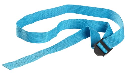 Yogagurt 183 x 38 cm Zubehör Yoga Belt Gurt blau Strap Yogagürtel Band von sveltus