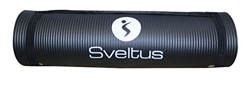 Sveltus 140 x 60 x 1 cm Gymnastikmatte Unisex Erwachsene, schwarz von sveltus