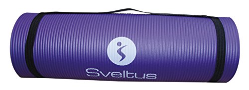 Sveltus 180 x 60 x 1 cm Gymnastikmatte Unisex Erwachsene, violett von sveltus