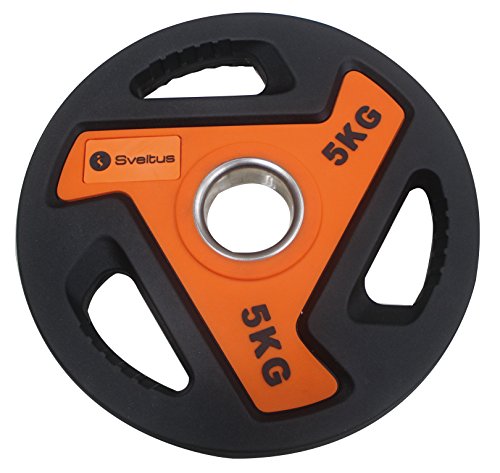 Sveltus 3811 Festplatte für Stange Unisex Erwachsene, Orange/Schwarz, 5 kg von sveltus