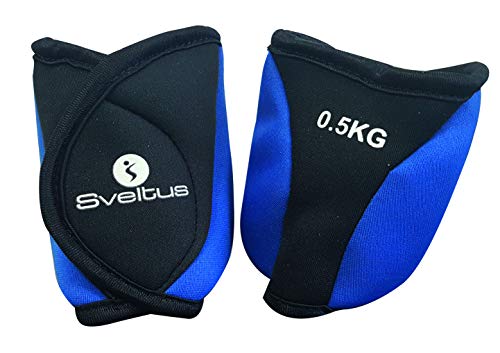 Sveltus Gewichtsarmbänder für Knöchel, 0.5 kg, Unisex, Erwachsene, Blau, Einheitsgröße Sveltus Gewichtsarmbänder für Knöchel, 0.5 kg, Unisex, Erwachsene, Blau, Einheitsgröße von sveltus