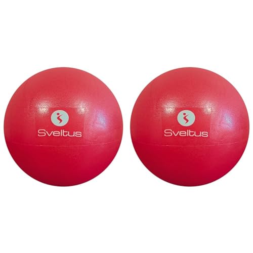 sveltus Pädagogischer Ball für Erwachsene, Unisex, Rot, 25 cm (Packung mit 2) von sveltus
