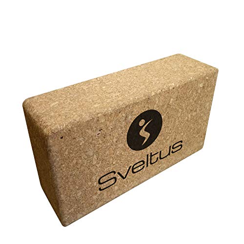 Sveltus Yoga Brick aus Kork, Unisex, für Erwachsene von sveltus