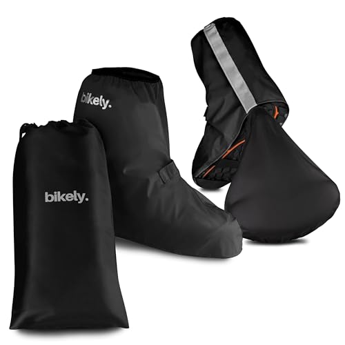 sweatness Regen Überschuhe Fahrrad Wasserdicht Inkl. Sattelbezug - Gr. 40-43 Schwarz mit Reflektorenstreifen und einfachen Größeneinstellung für Damen und Herren sweatness Regen Überschuhe Fahrrad Wasserdicht Inkl. Sattelbezug - Gr. 40-43 Schwarz mit Reflektorenstreifen und einfachen Größeneinstellung für Damen und Herren von sweatness