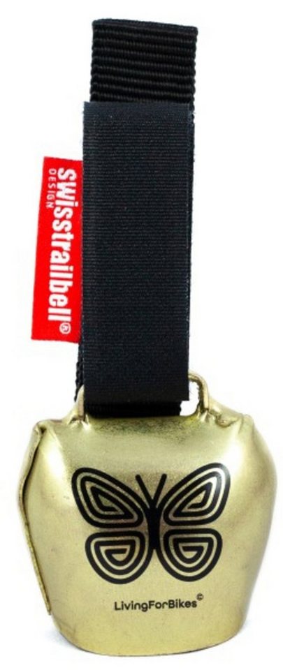 swisstrailbell Fahrradklingel "Mexico Edition" Gold Bell: Black Mariposa, schwarzes Band swisstrailbell Fahrradklingel "Mexico Edition" Gold Bell: Black Mariposa, schwarzes Band von swisstrailbell