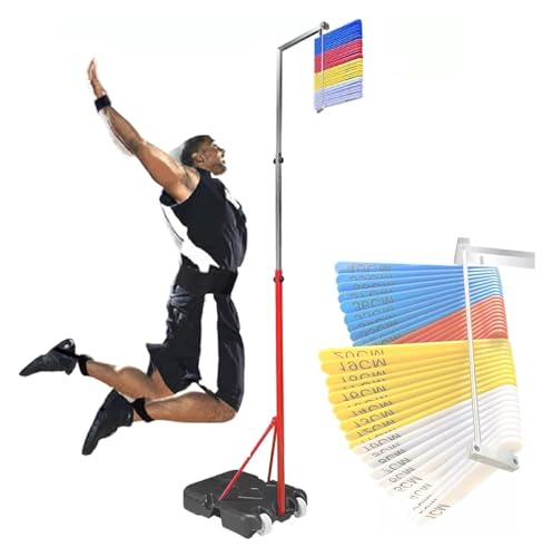 sxpGBP Vertikalsprungtrainer, Sprunghöhenmessgerät fürs Fitnessstudio, Volleyball-Sprungtester, Trainer zur Steigerung der Sprungkraft, einfache Installation von sxpGBP