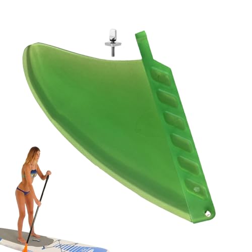 szaluyk Paddleboard-Ersatzflosse, Surfing Watershed Fin - Biegbare Slide Surfboard Fins Paddle Board Zubehör | Stand Up Paddle Board Fin Longboard Fin Surfzubehör mit Schrauben für Wassersportbretter von szaluyk