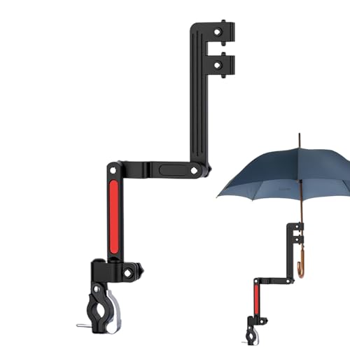 szaluyk Regenschirmhalter | Schirmhalterung, verstellbare Schirmhalterung, Schirmverbinder für Rollstühle, Gehhilfen von szaluyk