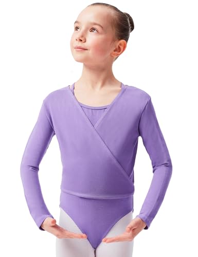 tanzmuster Ballett Wickeljacke Mädchen - Mandy - extra weicher Baumwollstoff - Ballettjacke zum Binden für Kinder - Lavendel 140/146 tanzmuster Ballett Wickeljacke Mädchen - Mandy - extra weicher Baumwollstoff - Ballettjacke zum Binden für Kinder - Lavendel 140/146 von tanzmuster